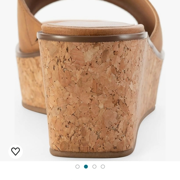 NWT Sun + Stone White Charlotte Wedge Sandals NEW with tags. Platform Sandal - Picture 4 of 4